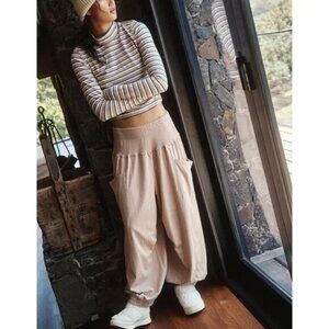 Free People Movement Up In The Air Printed Set / Sandy Navy Stripe (S) - NWT